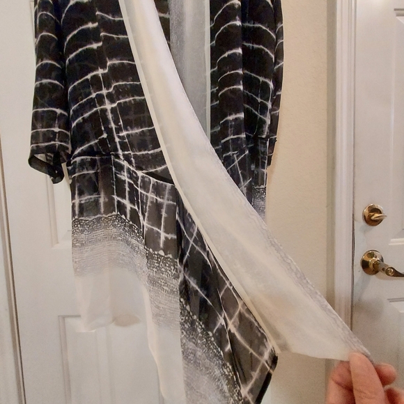 Dressori 100% Silk XL Sheer Cardigan - Picture 4 of 9